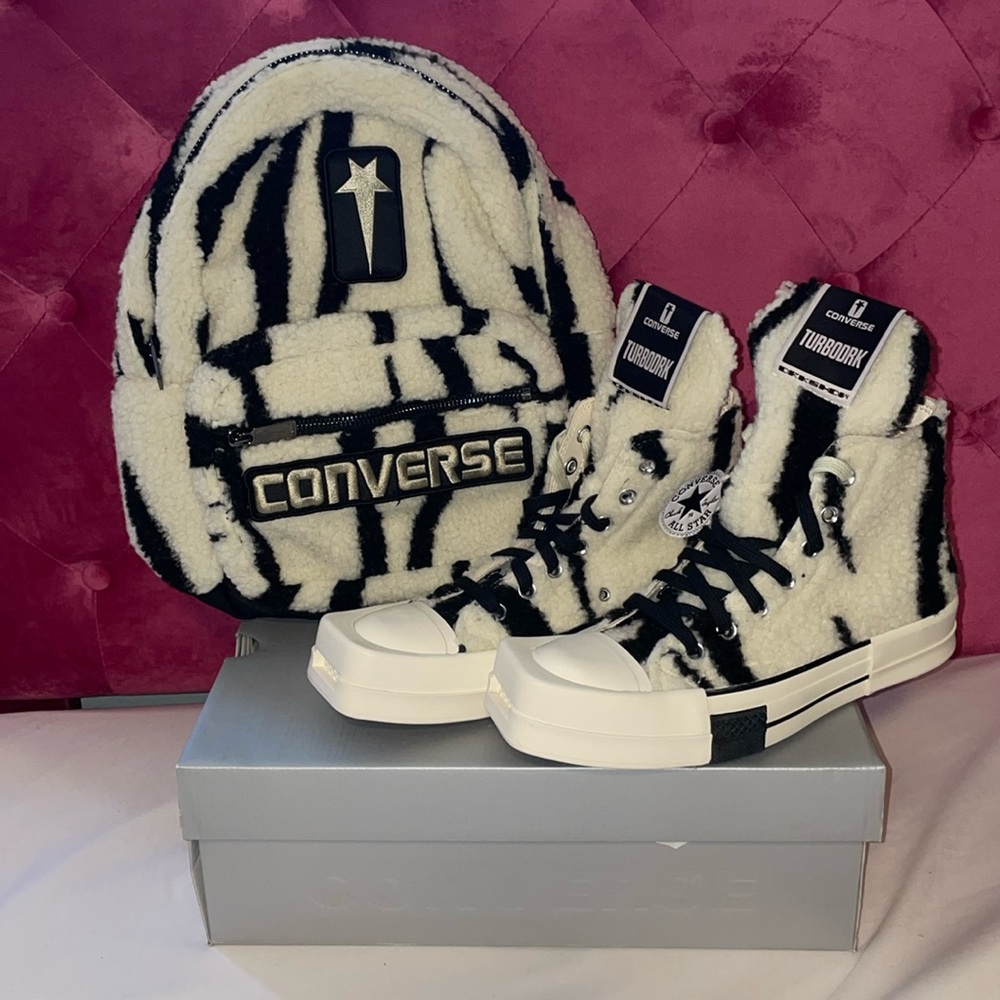 Converse sneakers and book bag set